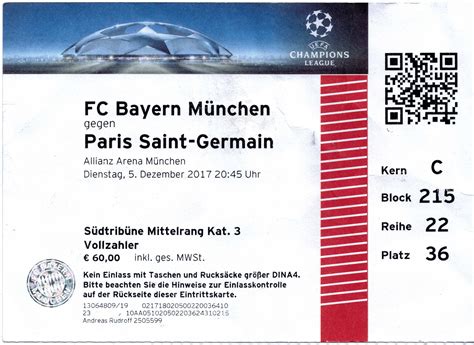 fc bayern paris sg tickets